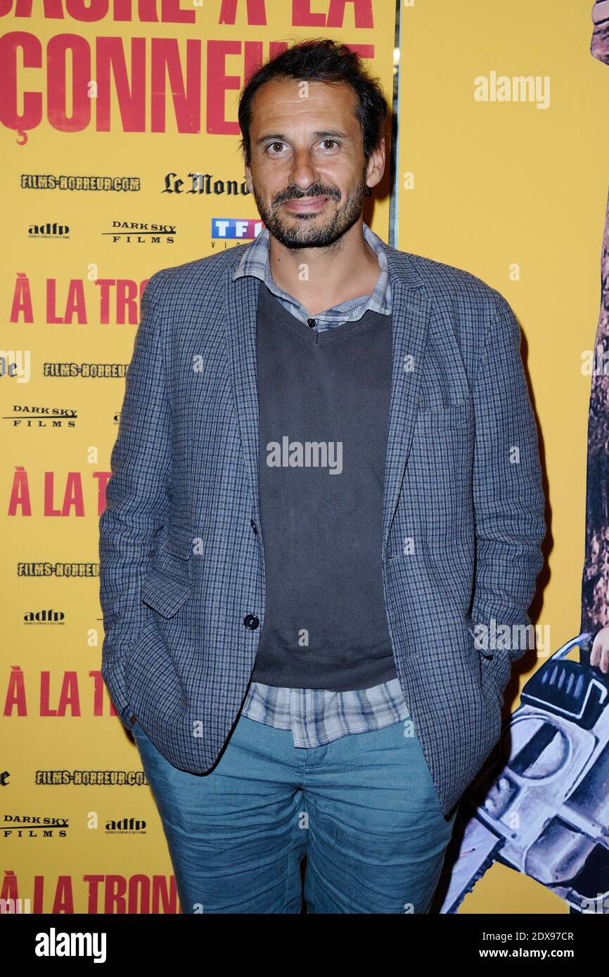 Safy Nebbou attending the Massacre a la Tronconneuse (The Texas Chain Saw Massacre) restored film premiere at the Grand Rex cinema in Paris, France, on September 23, 2014. Photo by Aurore Marechal/ABACAPRESS.COM Stock Photo