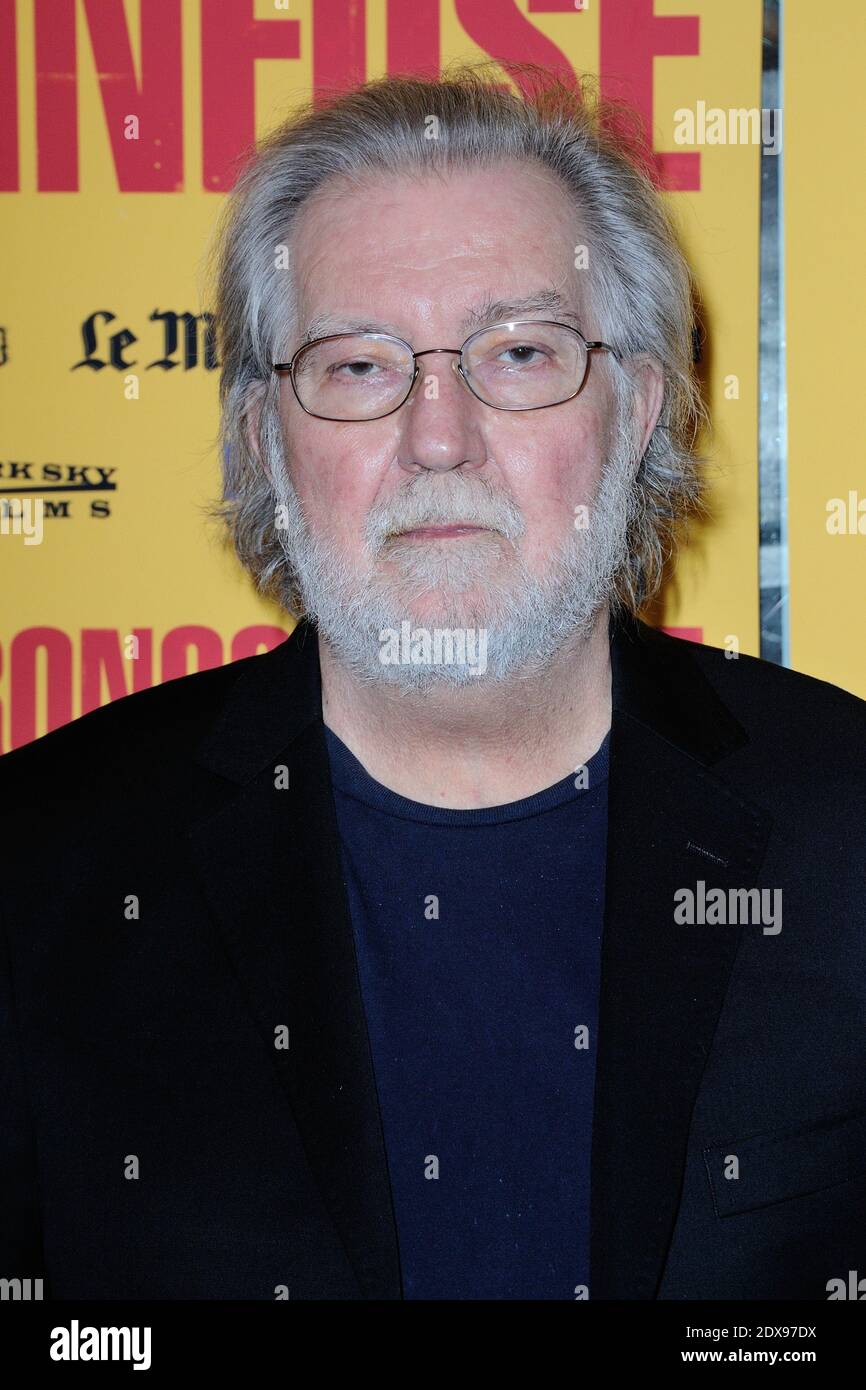 Director Tobe Hooper attending the Massacre a la Tronconneuse (The Texas Chain Saw Massacre) restored film premiere at the Grand Rex cinema in Paris, France, on September 23, 2014. Photo by Aurore Marechal/ABACAPRESS.COM Stock Photo