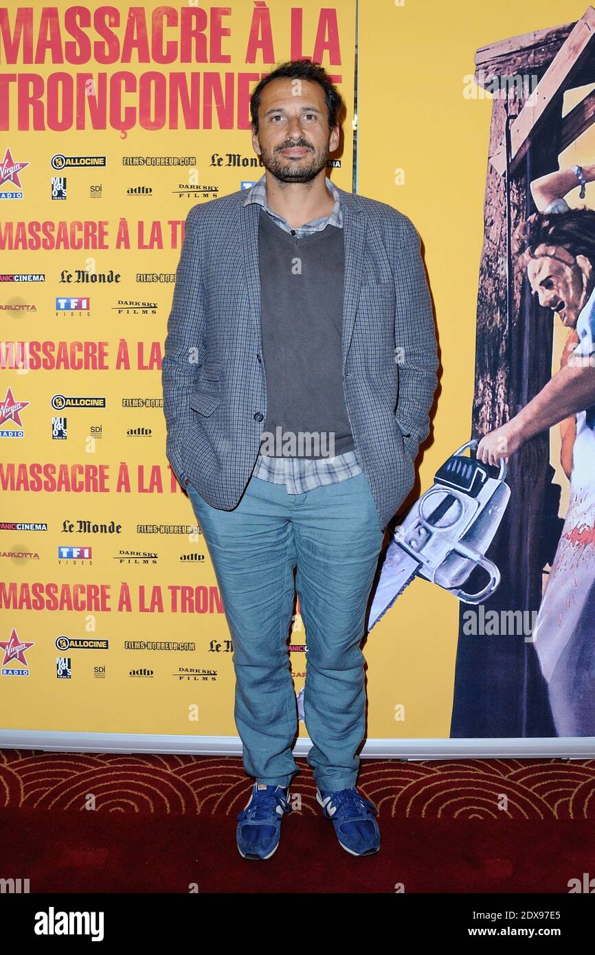 Safy Nebbou attending the Massacre a la Tronconneuse (The Texas Chain Saw Massacre) restored film premiere at the Grand Rex cinema in Paris, France, on September 23, 2014. Photo by Aurore Marechal/ABACAPRESS.COM Stock Photo