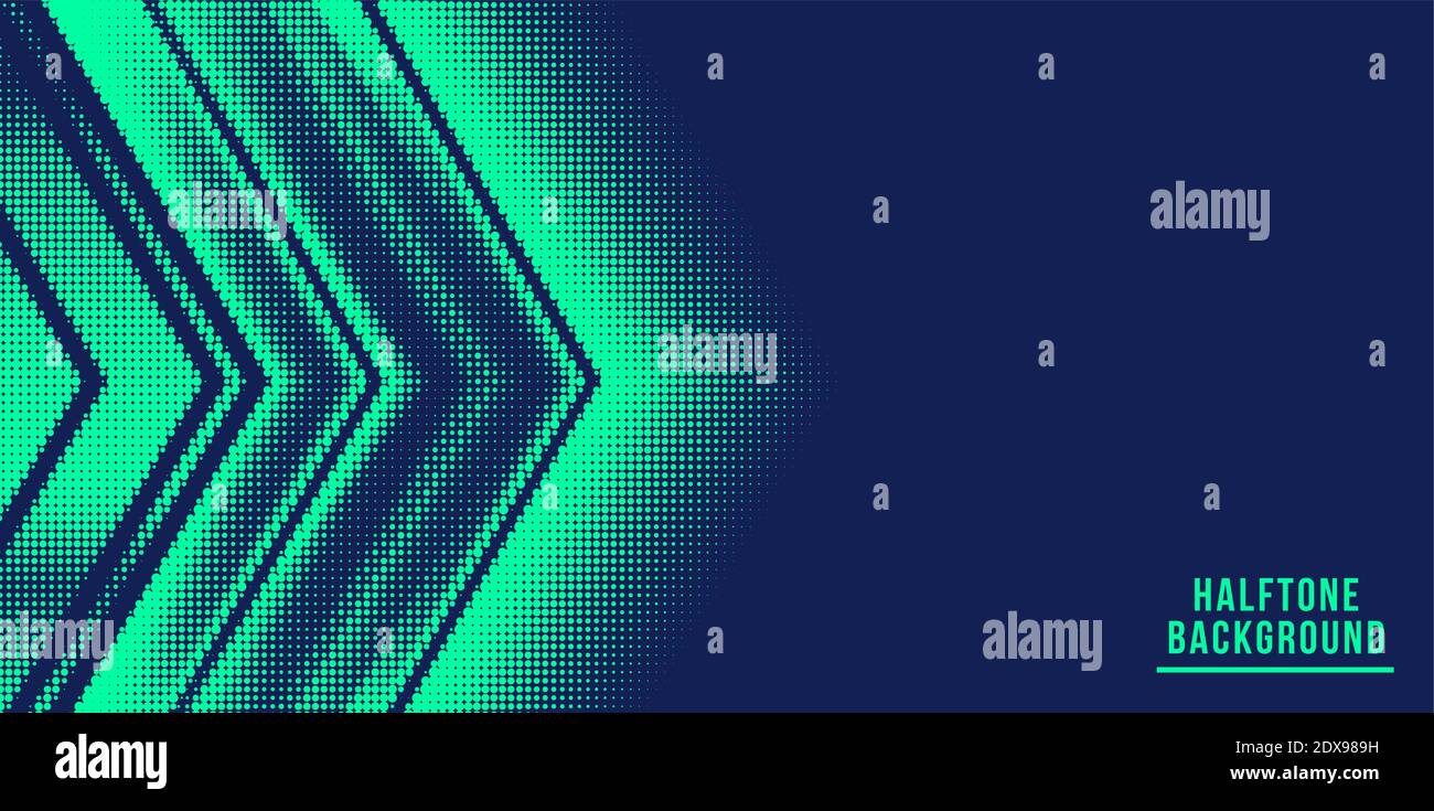 abstract arrow halftone background vector illustration Stock Vector