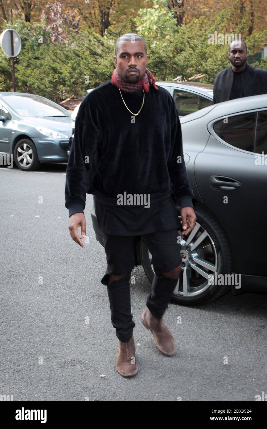 Kanye West attending Dries Van Noten's Spring-Summer 2015 Ready-To-Wear  collection show held at grand Palais in Paris, France, on September 24,  2014. Photo by Audrey Poree/ABACAPRESS.COM Stock Photo - Alamy