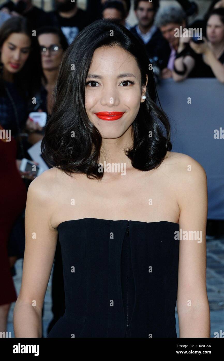 Ling Da attending Dior's Spring-Summer 2015 Ready-To-Wear collection ...