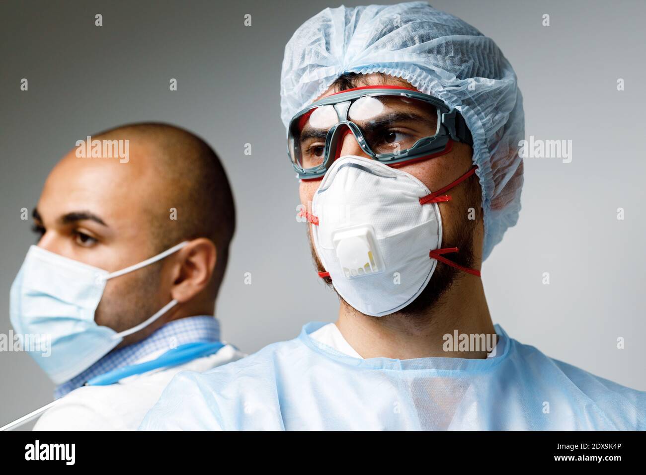 Doctors In Uniform Healthcare team in white uniforms hi-res stock photography and images ...
