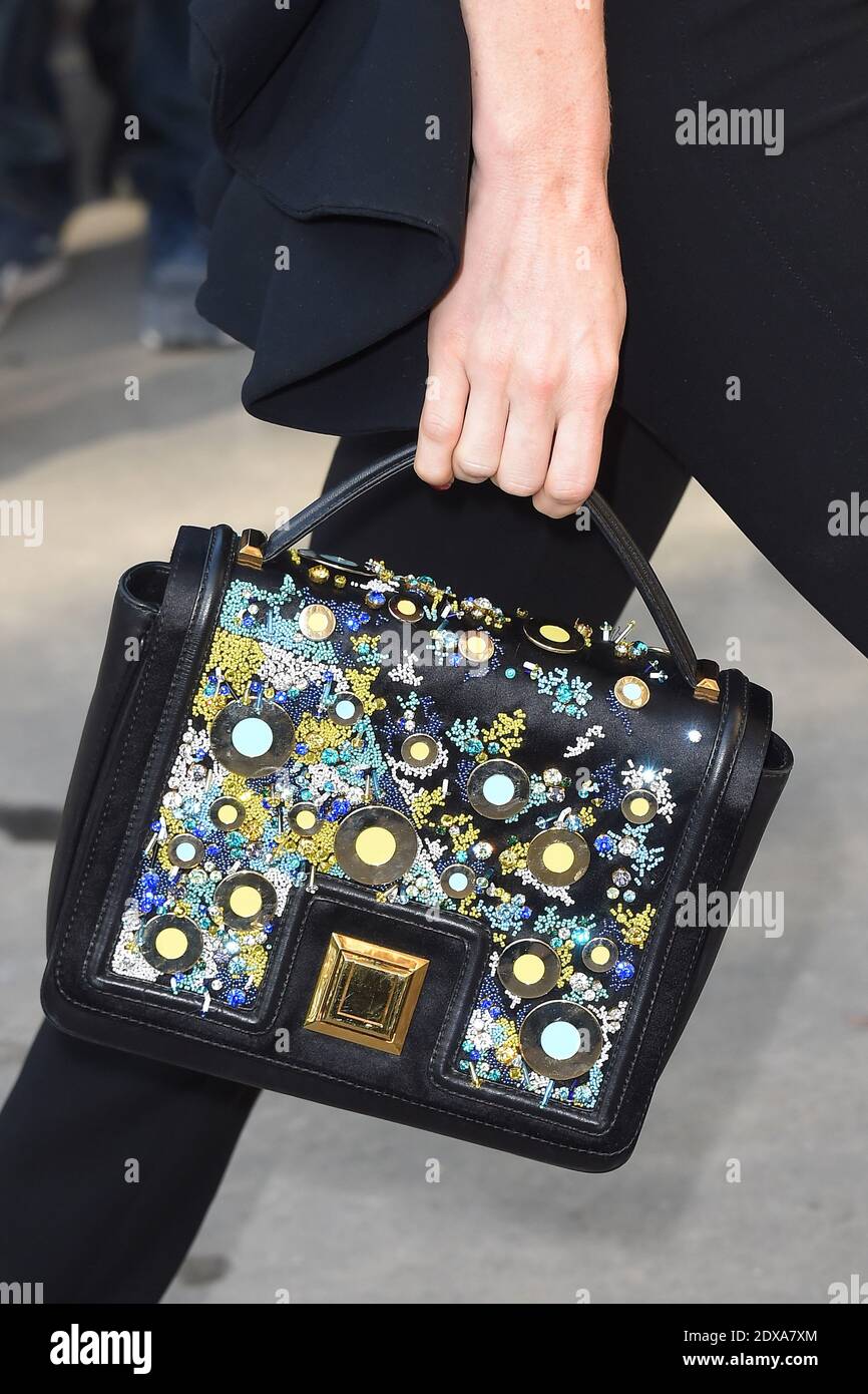 Carmen Kass attends Chanel Fall/Winter 2015-2016 Ready-To-Wear collection  show in Paris, France, on March 10, 2015. Photo by Nicolas  Briquet/ABACAPRESS.COM Stock Photo - Alamy