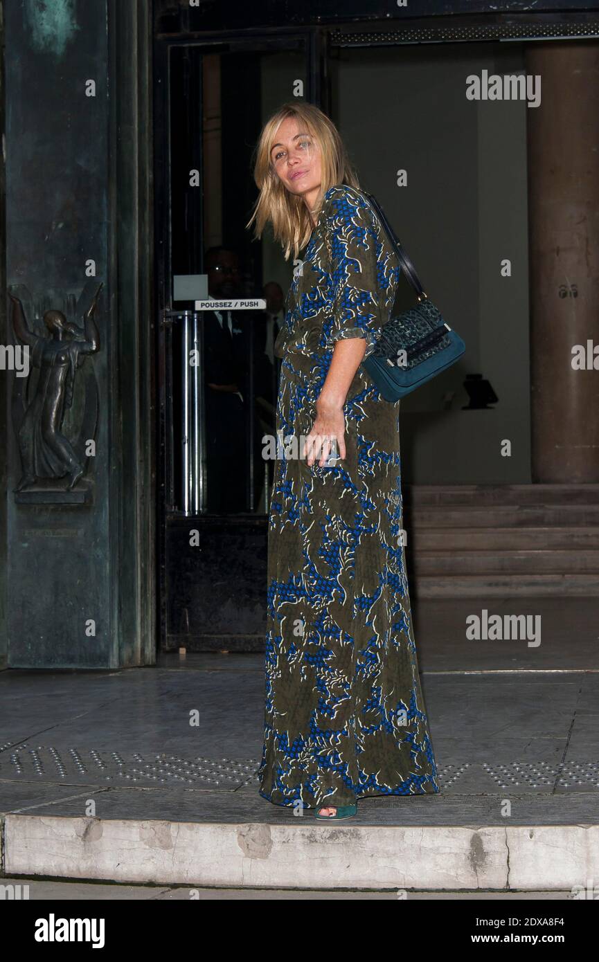 Emmanuelle Beart attending the Paul and Joe's Spring-Summer 2014/2015 ...