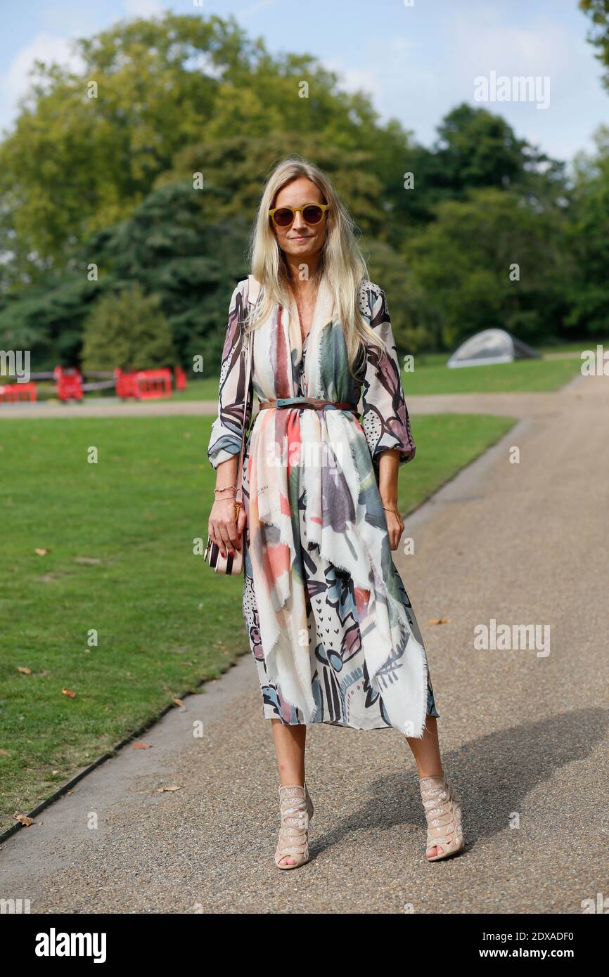 Marta, arriving at Burberry Prorsum Ready-to Wear Spring-Summer 2015 show, held at West Albert Lawn, Kensington gardens, London, UK on september 15th 2014. Photo by Sophie Mhabille/ABACAPRESS.COM Stock Photo