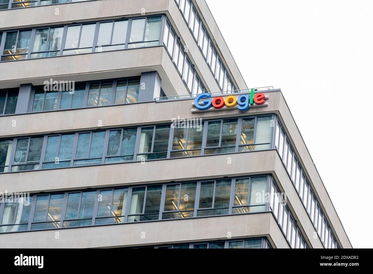 Toronto, Canada October 29, 2019 Google sign on the Google Canada's