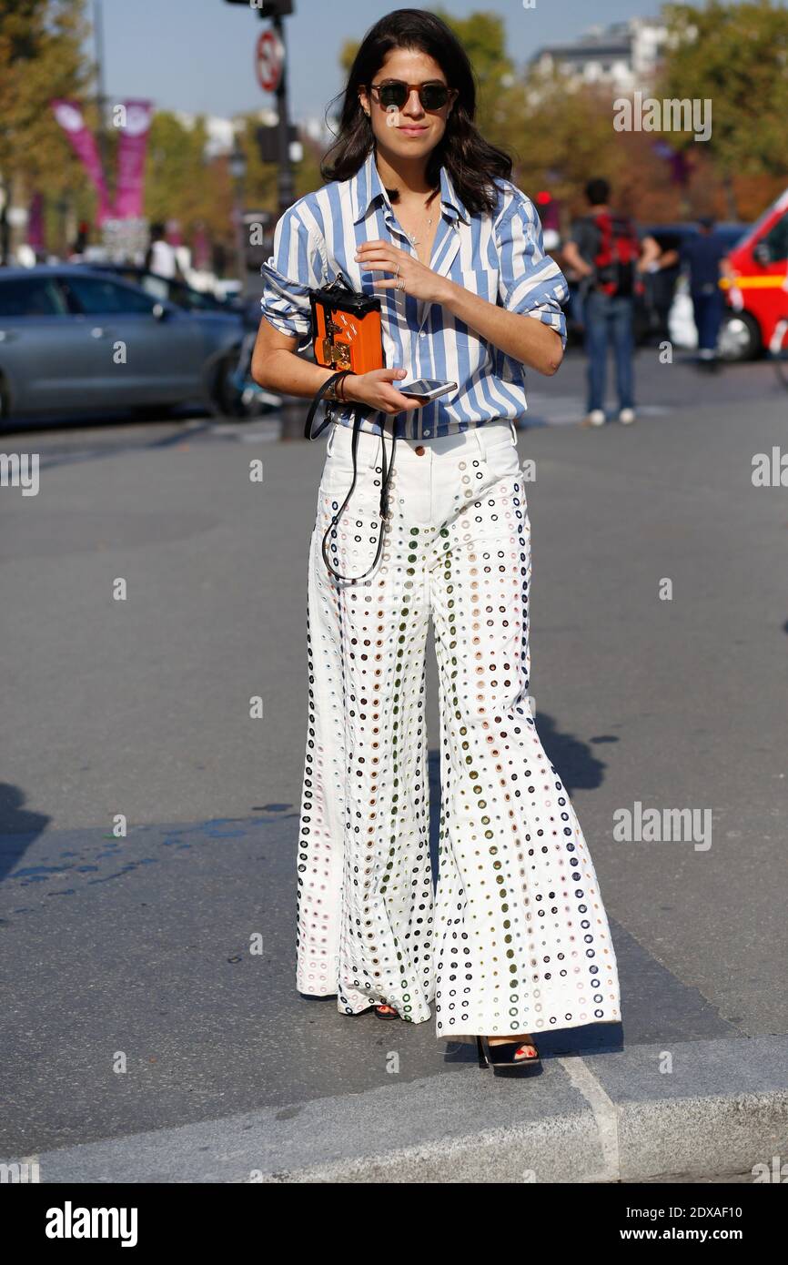 Woman with Louis Vuitton Pale Blue Bag before Max Mara Fashion Show, Milan  Fashion Week Street Style on Editorial Stock Image - Image of accessory,  louis: 195189924