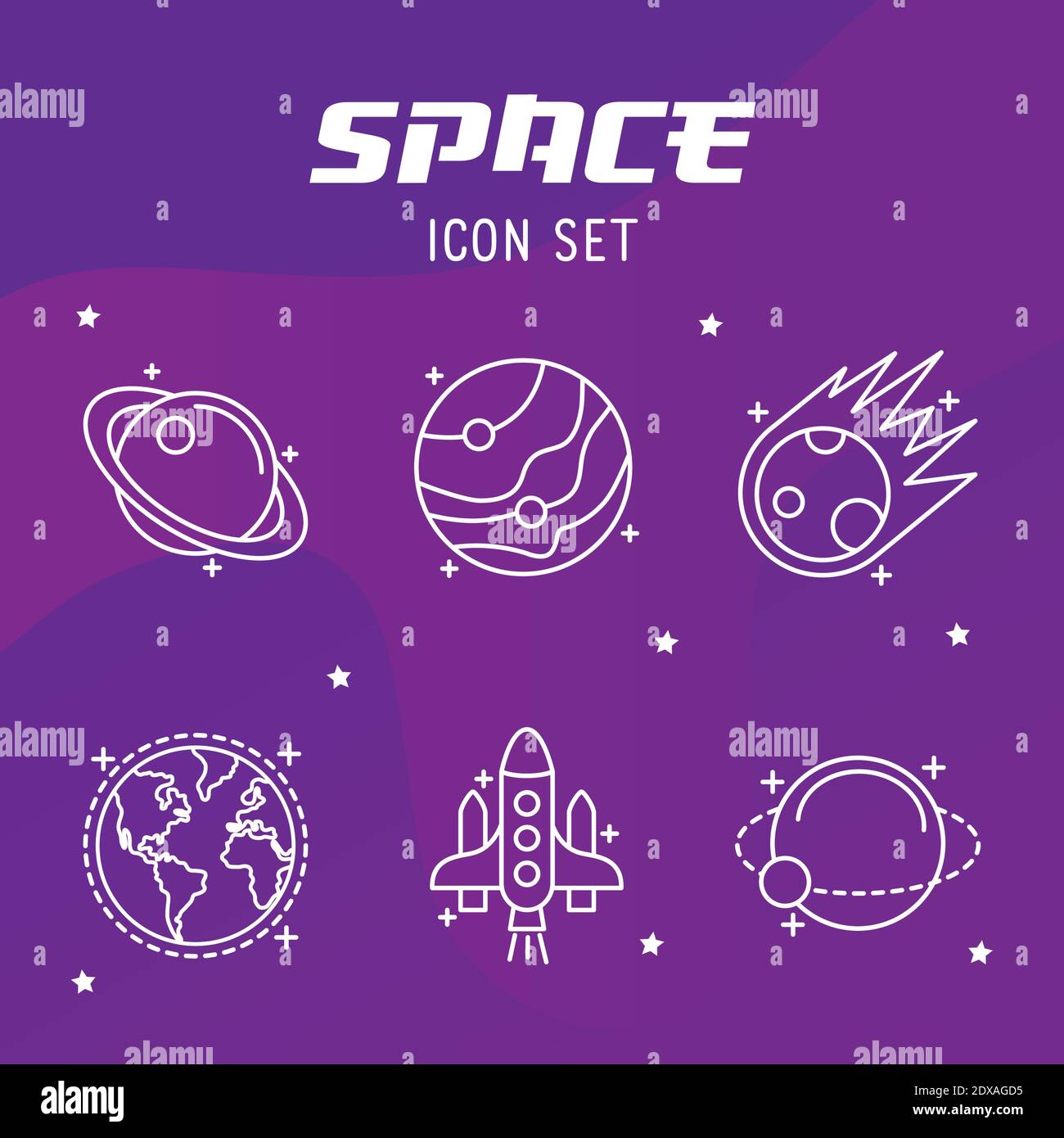Solar system lettering hi-res stock photography and images - Alamy