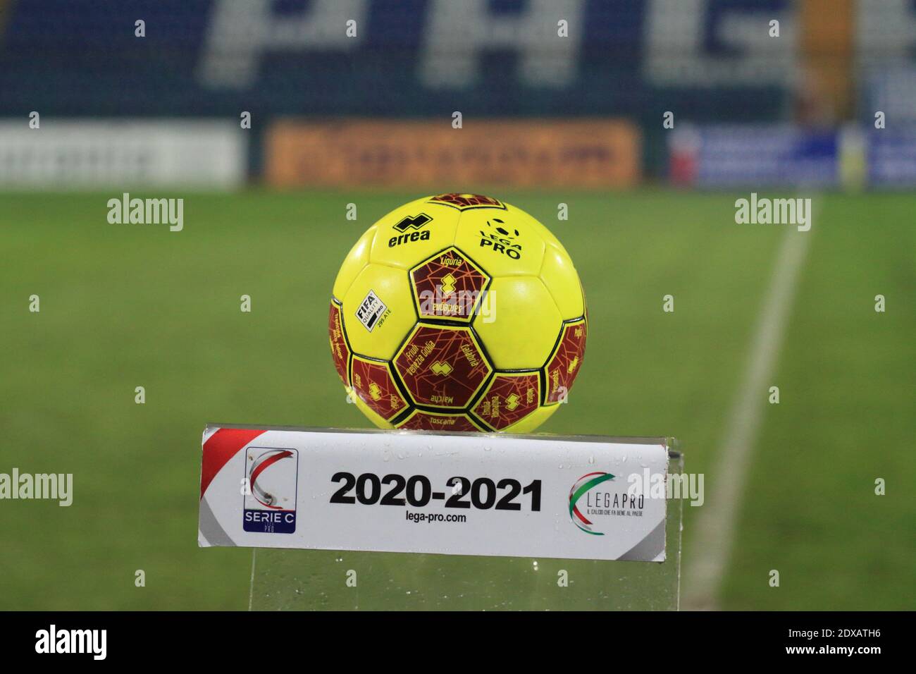 Pagani, Italy. 23rd Dec, 2020. Pagani, Salerno, Italy: December 23, 2020 :Serie  C Italian Championship Lega Pro Seventeenth day Paganese Vs Foggia 1 - 4The  official ball for series matches (Photo by