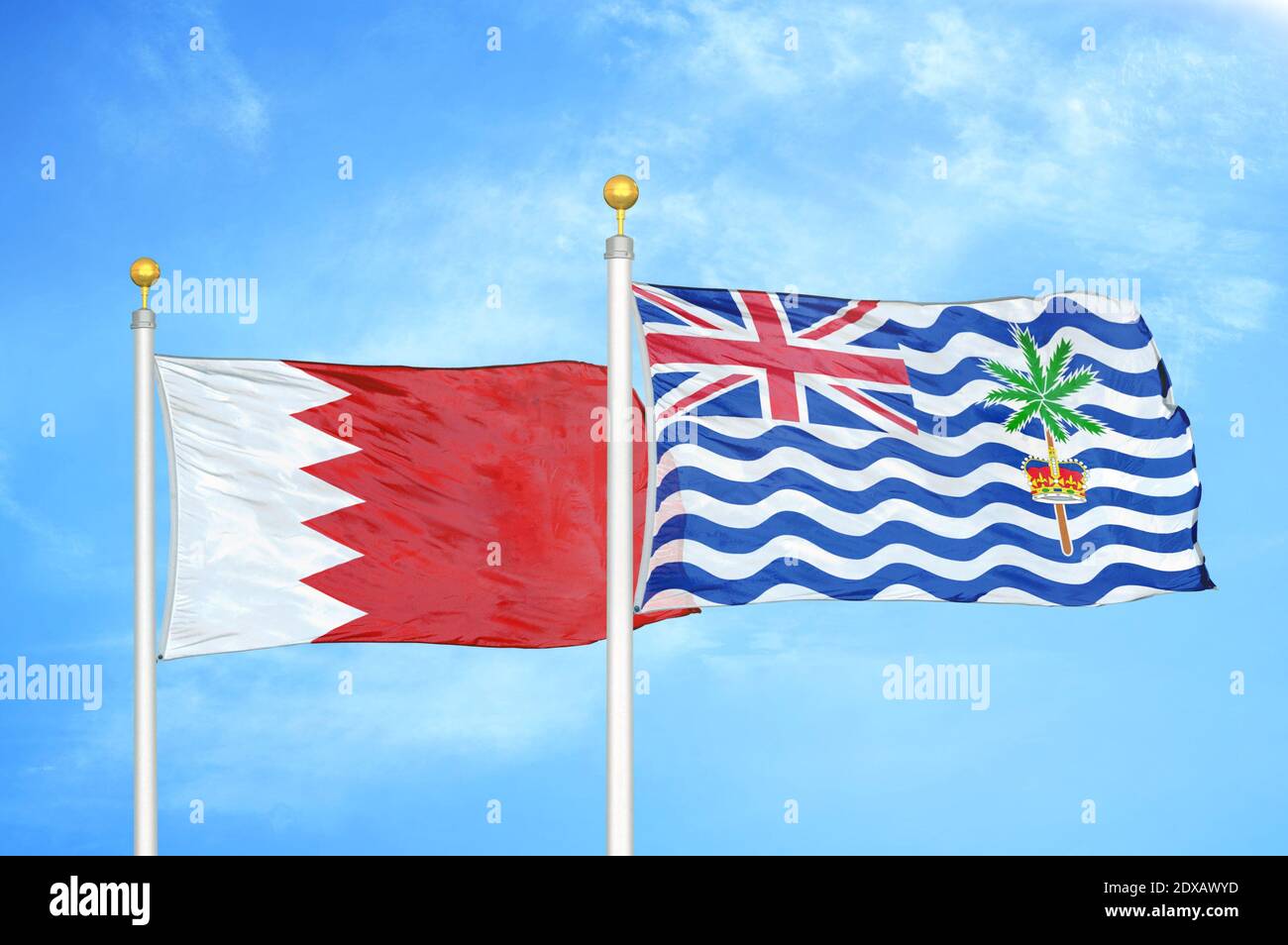 Two british flags hi-res stock photography and images - Alamy