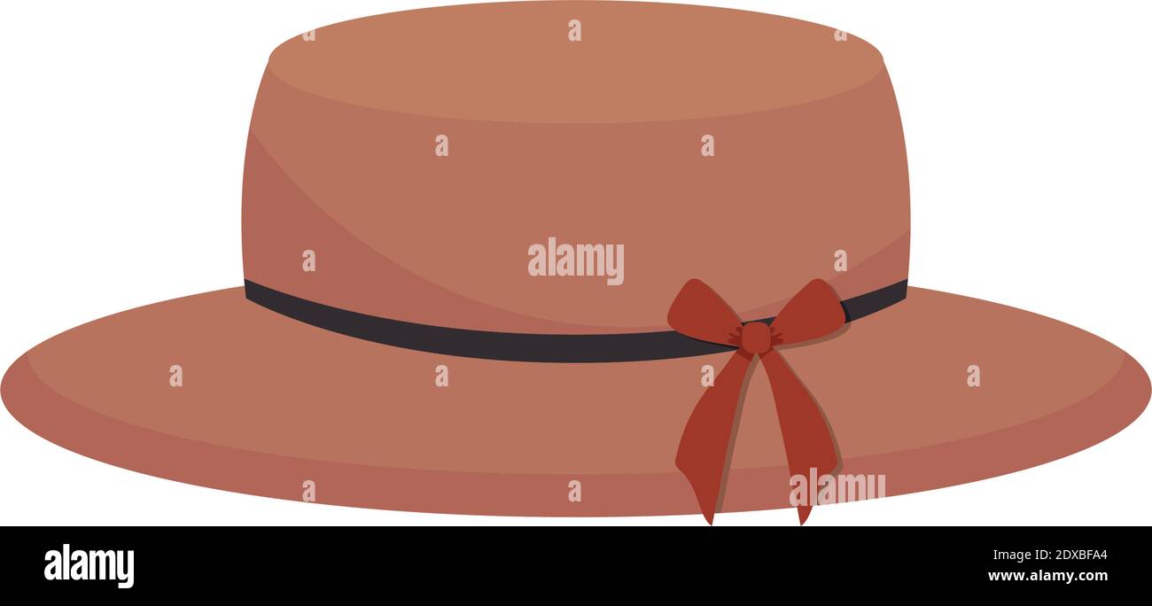 picnic hat icon over white background, colorful design, vector