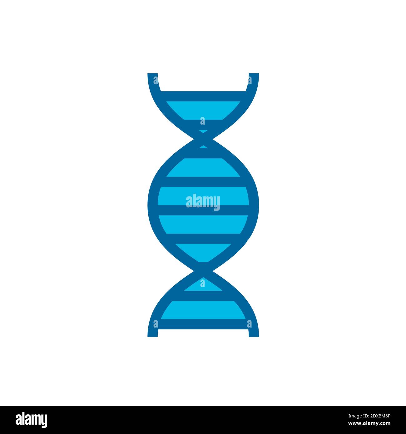 dna molecule helic icon vector illustration isolated on white background Stock Vector