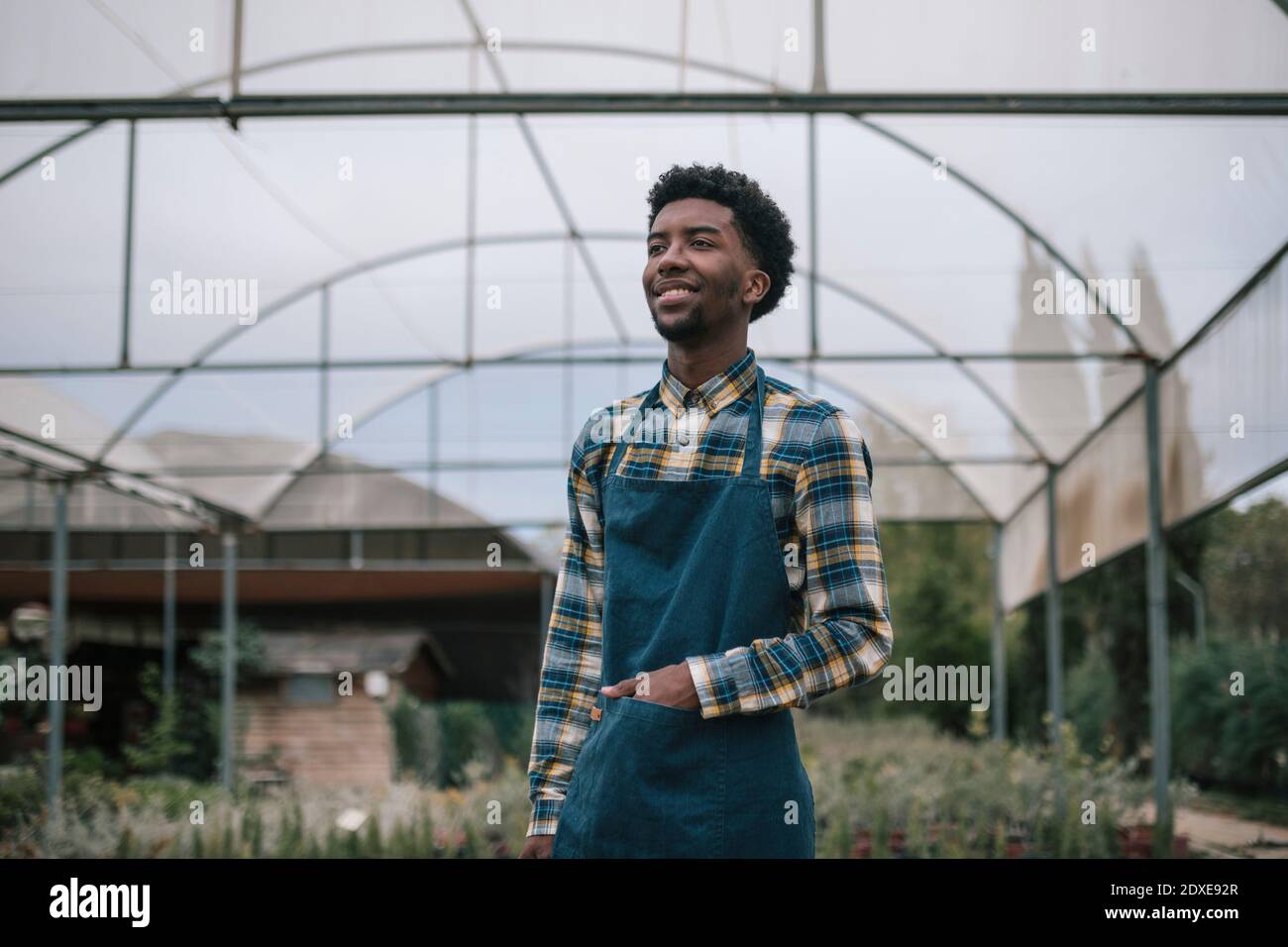 With apron pocket hi-res stock photography and images - Alamy