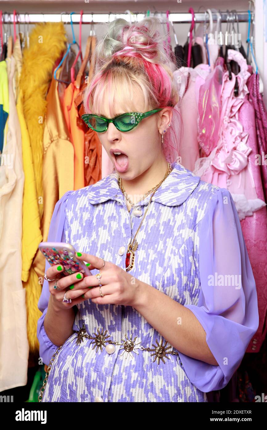 Rack of clothing colourful hires stock photography and images Alamy