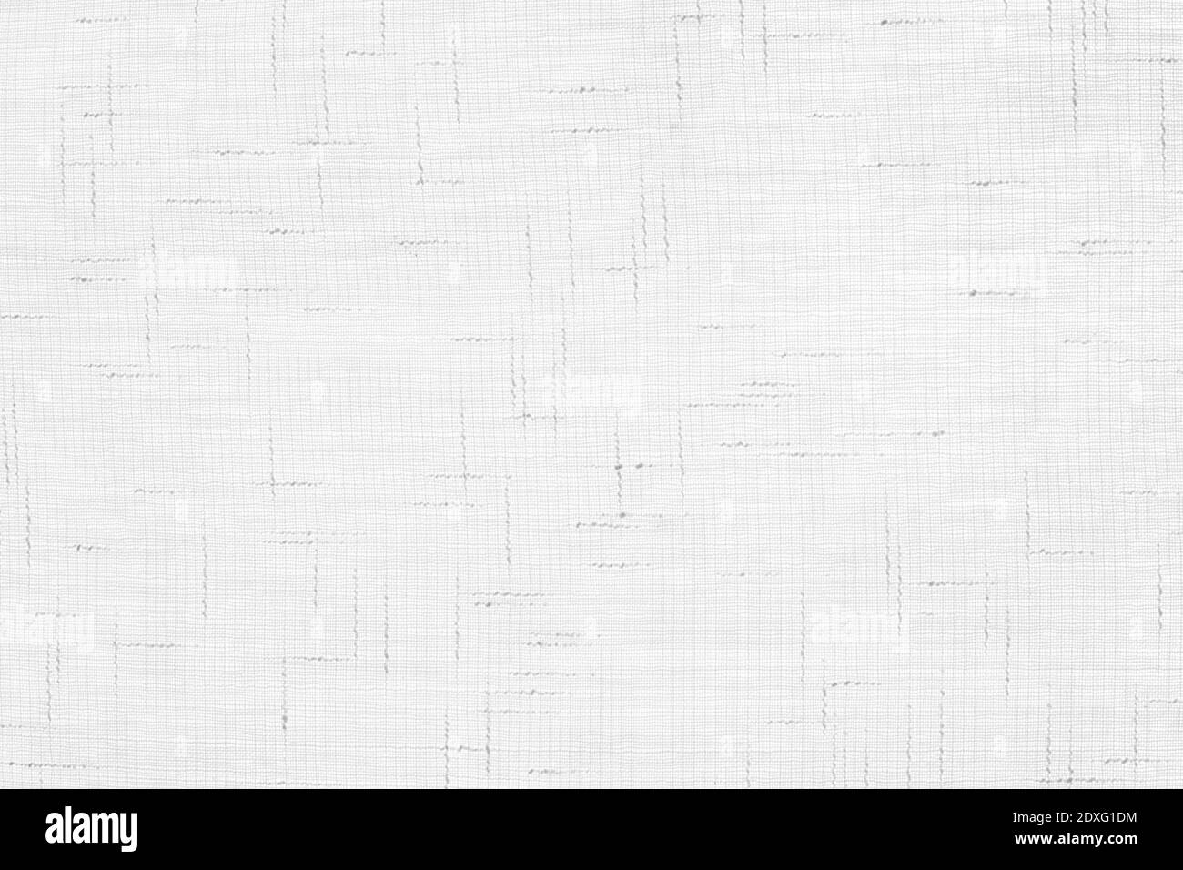A white gauze texture with linear drawings. background for invitations, presentations, posters. material from the textile industry. curtain in the lig Stock Photo