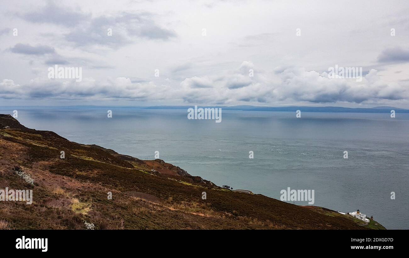 Scenic View Of Sea Against Sky Stock Photo
