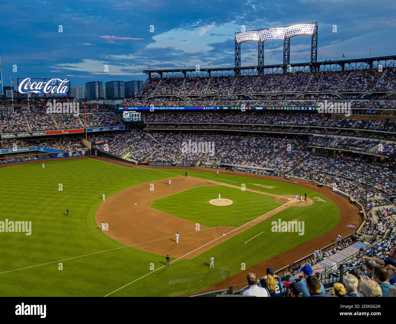 Citi Field, Queens, NY - July 2, 2019: New York Yankees vs. New York Mets Stock Photo