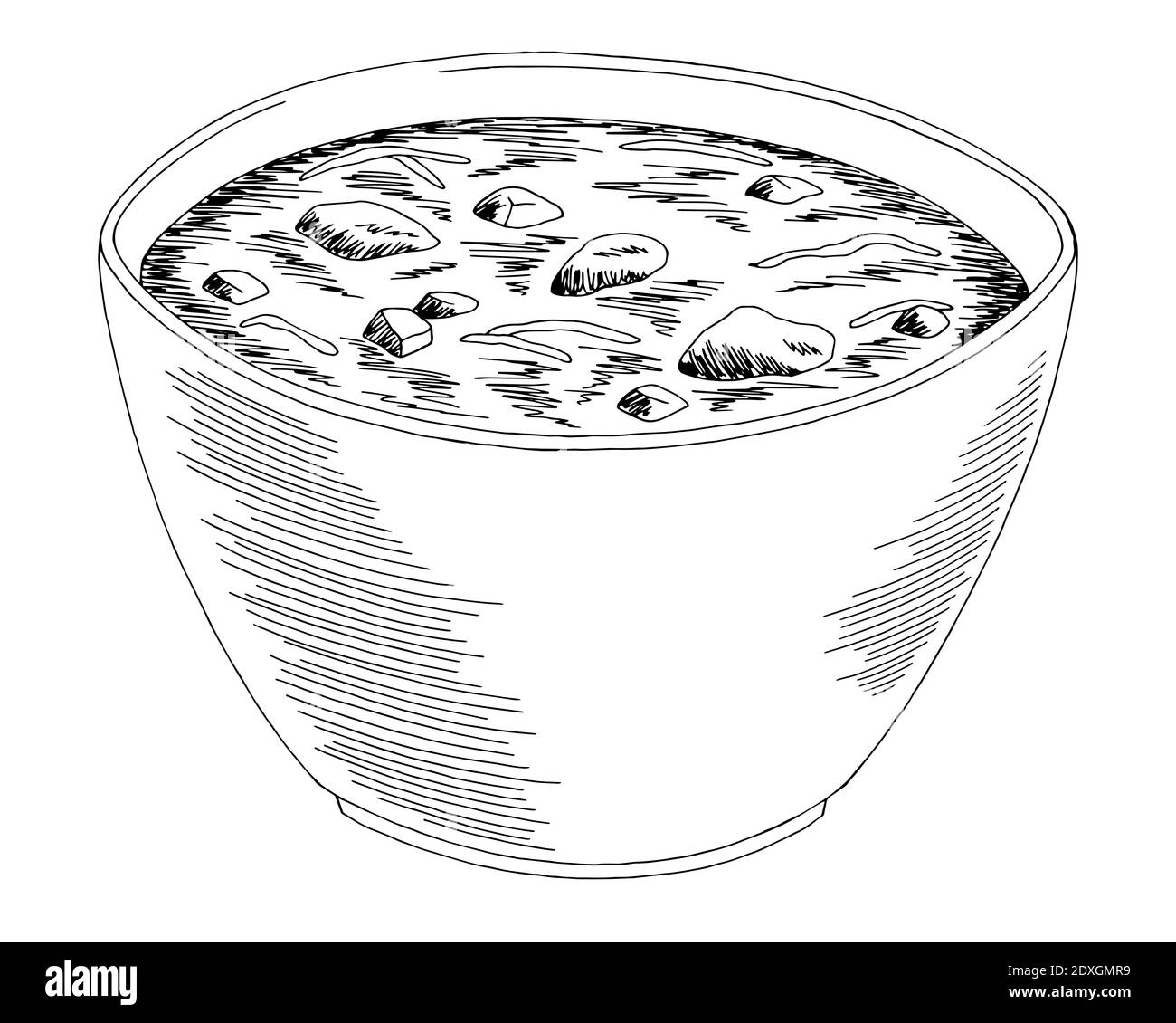 Bowl Of Soup Drawing Stock Illustrations, Royalty-Free Vector Graphics &  Clip Art - iStock
