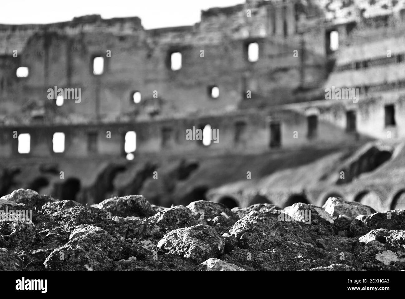 Inside The Colosseum Stock Photo Alamy