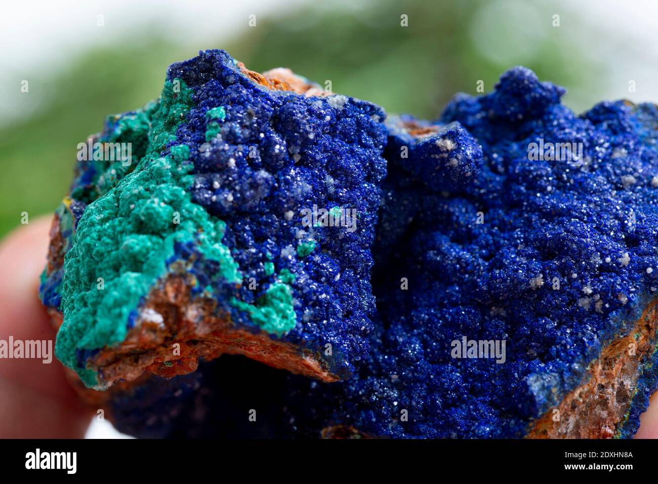 azurite mineral specimen stone gem quartz crystal rock Stock Photo Alamy