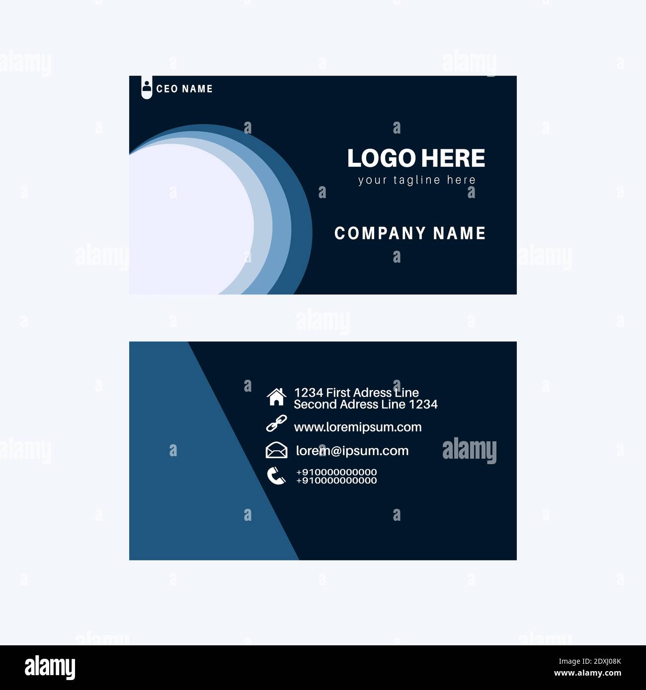 Visiting web Stock Vector Images Alamy