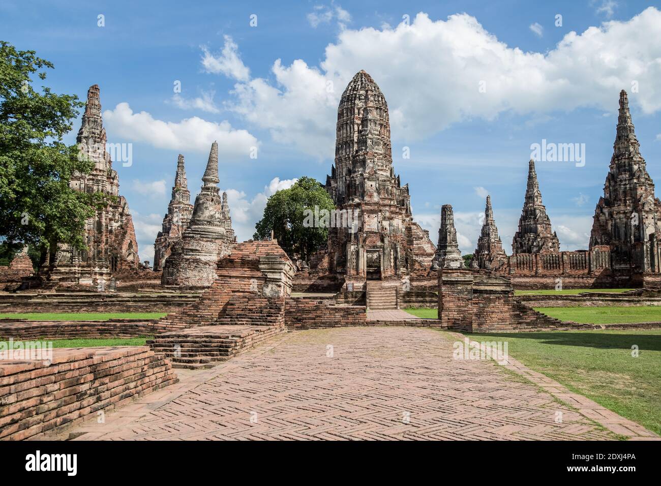 ayutthaya-historical-park-in-thailand-stock-photo-alamy