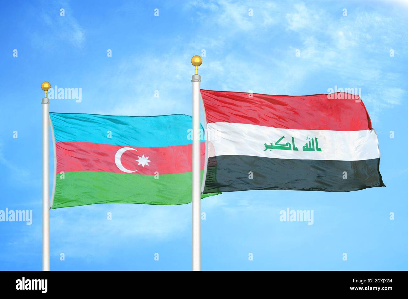Azerbaijan iraq flag hi-res stock photography and images - Alamy