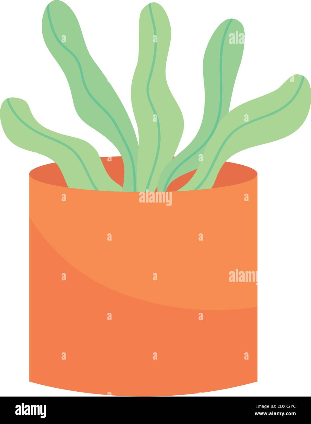 plant in a pot icon over white background, colorful design, vector ...