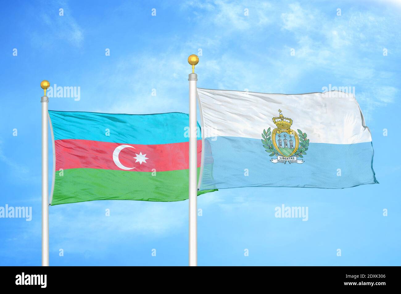 Bandiera San Marino 45x30cm | Bandierina Con Cordicelle | Poliestere 100D | Per Interni Ed Esterni - Foto 10