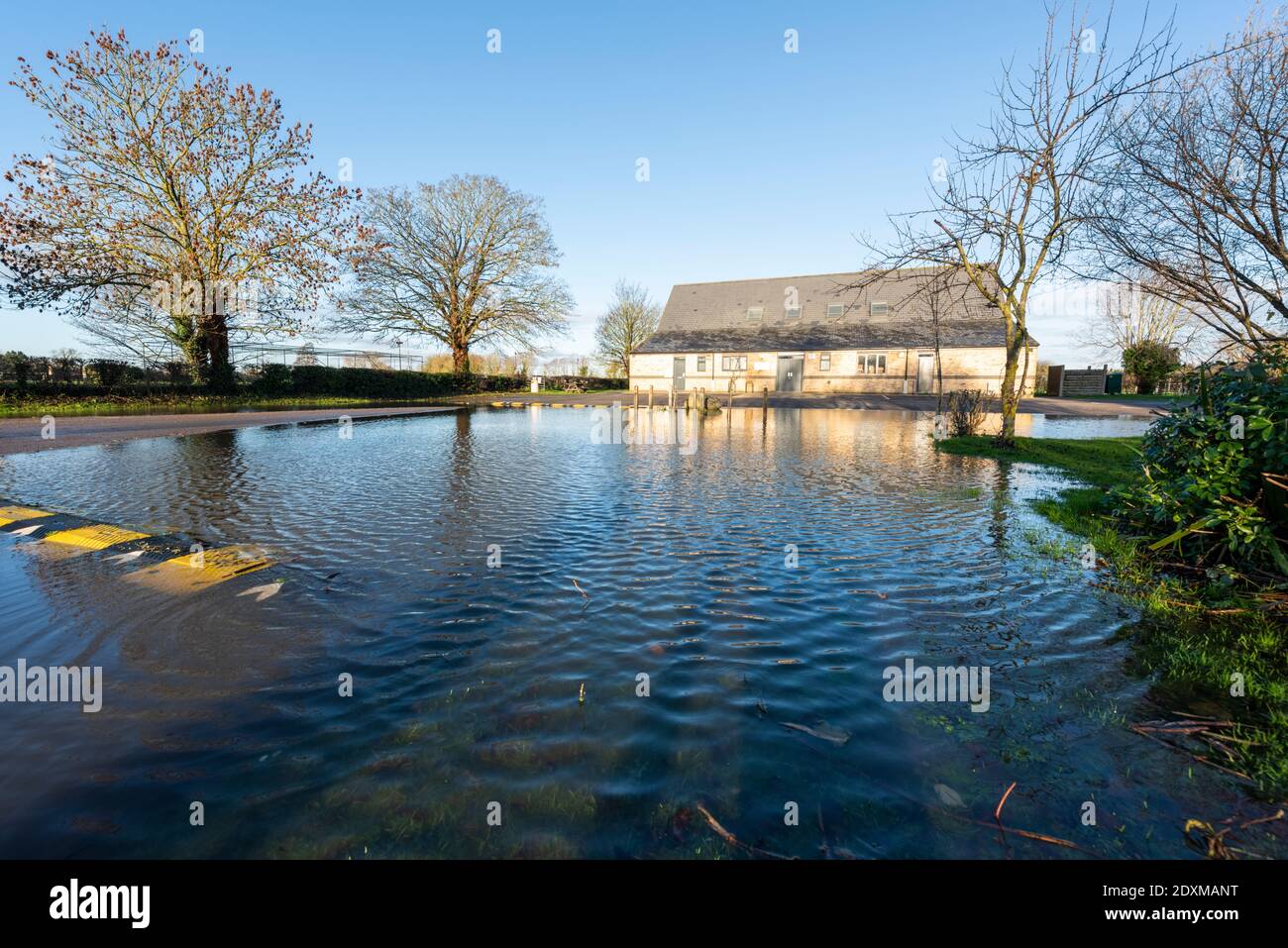 Willingham Cambridgeshire, UK. 24th Dec, 2020. Many areas of the