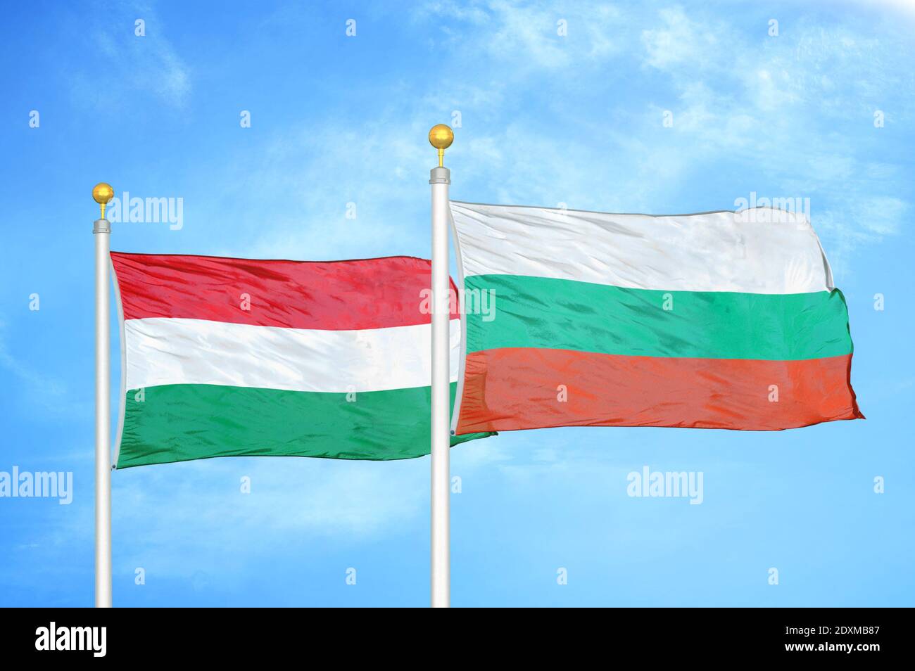 Hungary Bulgaria Flag High Resolution Stock Photography And Images Alamy