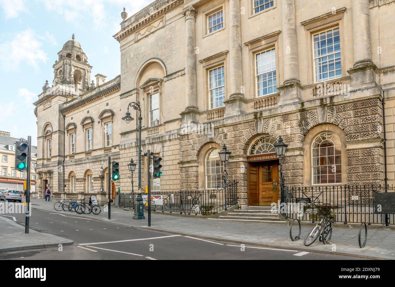 Historic Bath Guildhall Building, Somerset, England, UK Stock Photo