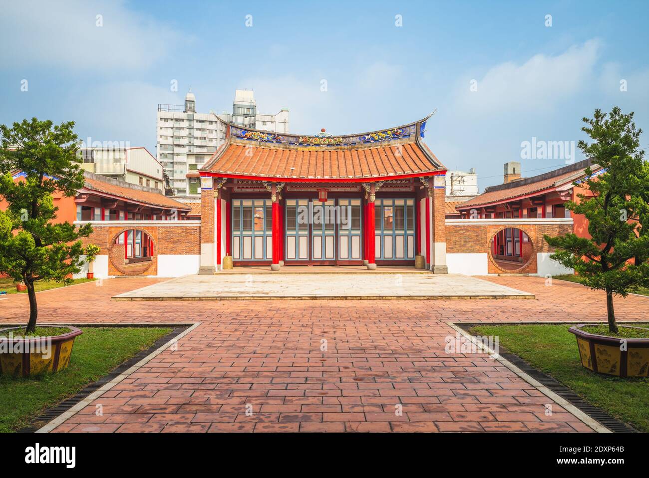 Pingtung Confucius temple, former Pingtung Tutorial Academy, in taiwan Stock Photo
