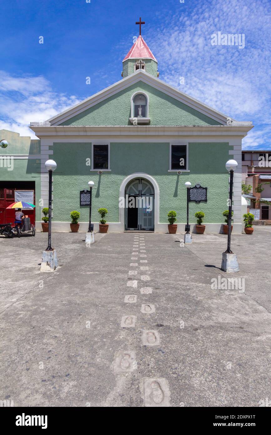 The historic church of Baler in the Philippines Stock Photo - Alamy