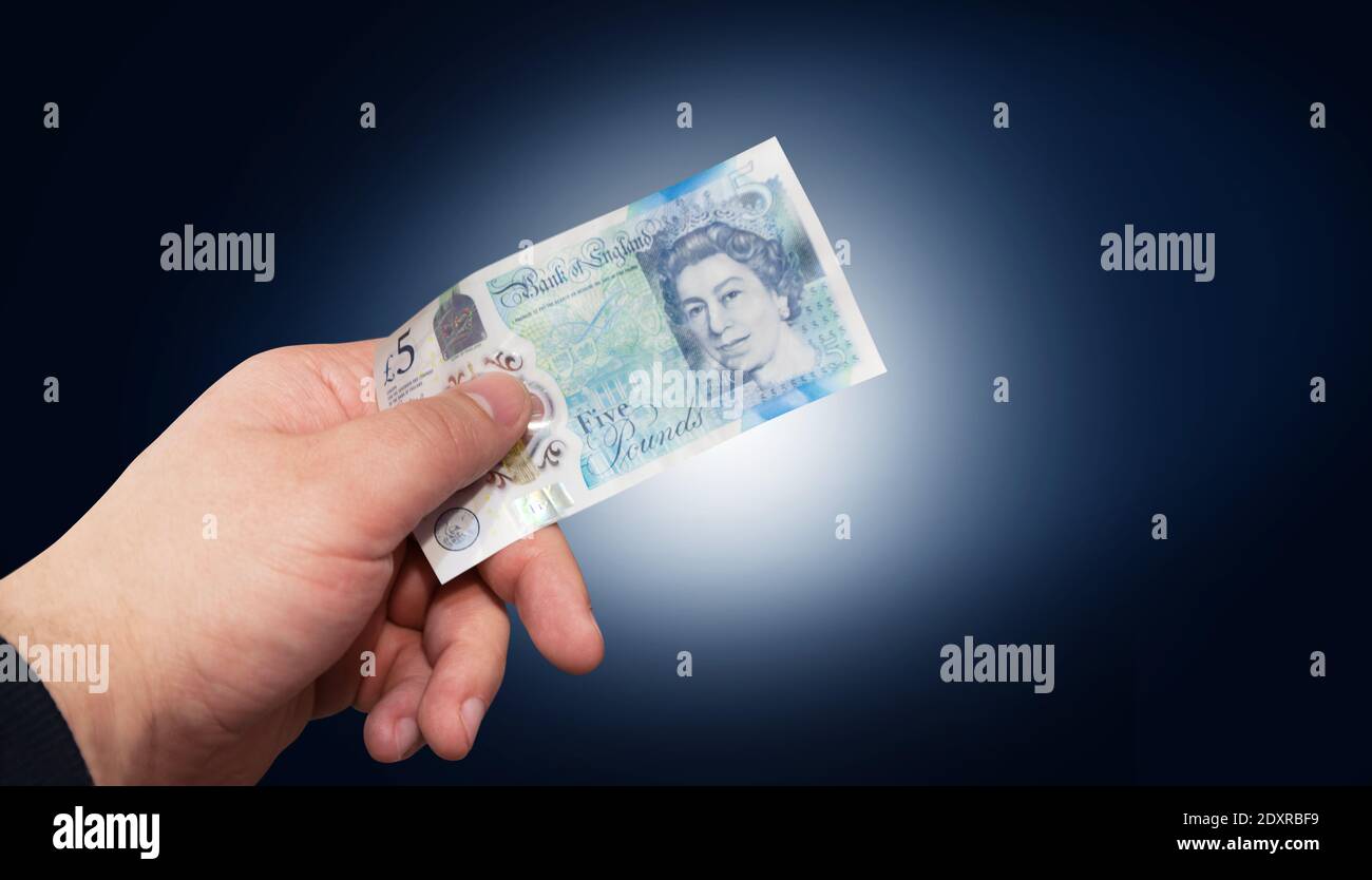 English Five Pound Note High Resolution Stock Photography and Images ...