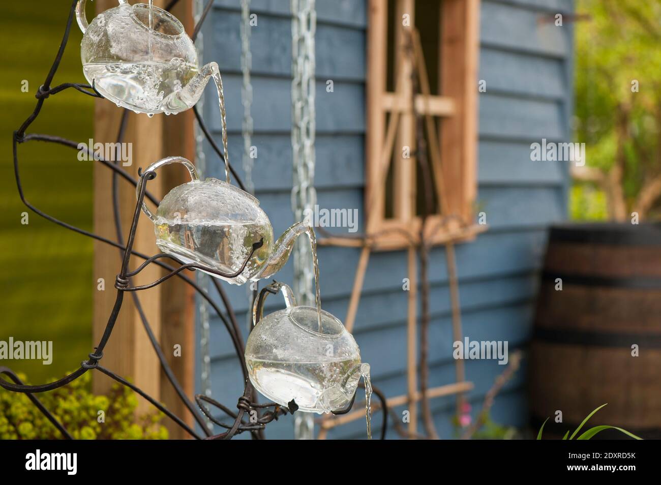 RainScape Show Garden - RHS Show, Cardiff 2014 Stock Photo