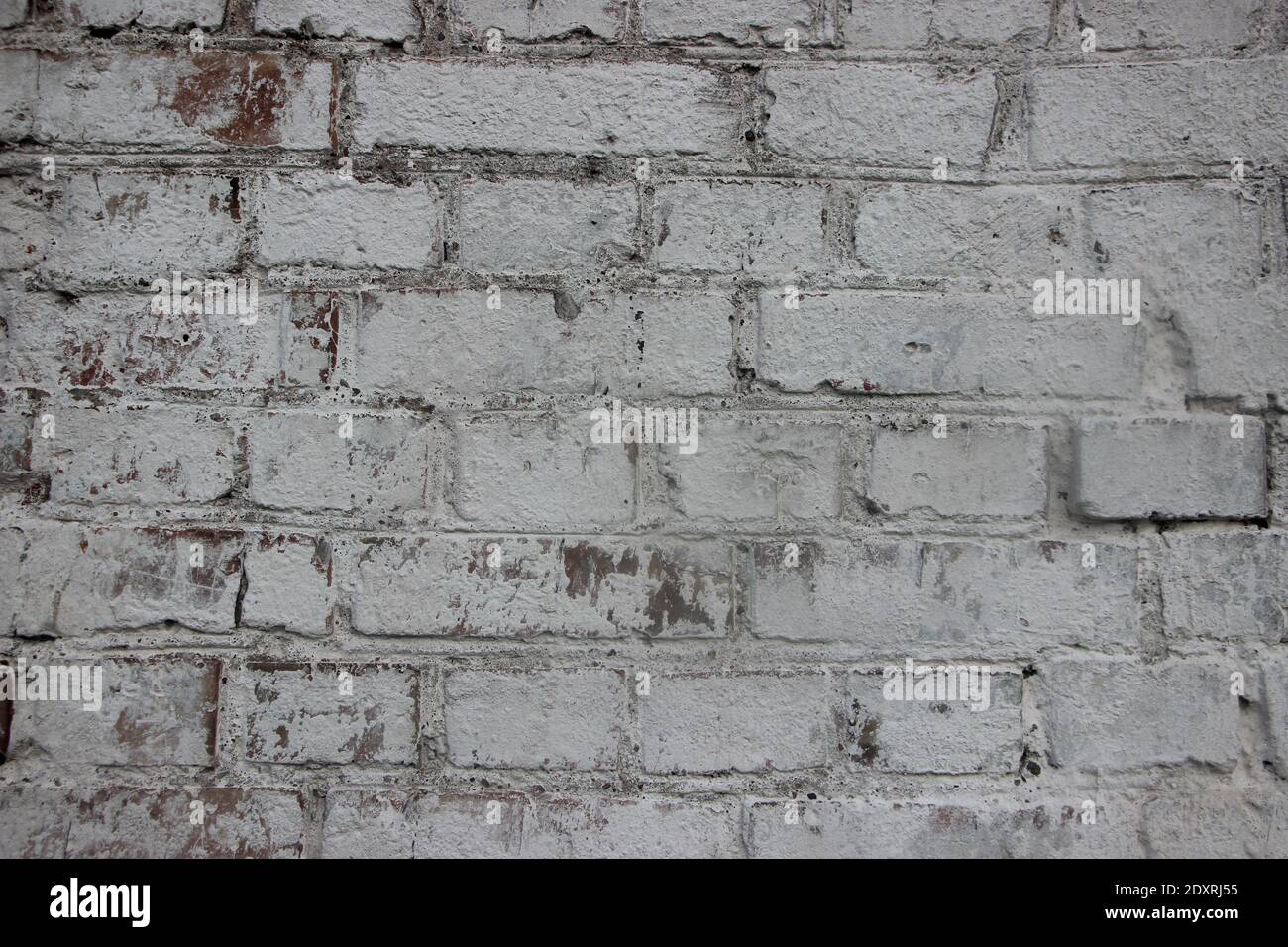 old weathered black and white brick wall texture Stock Photo - Alamy