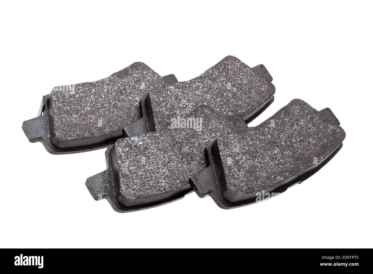 set of brake pads car spare parts, vehicle brakes system objects