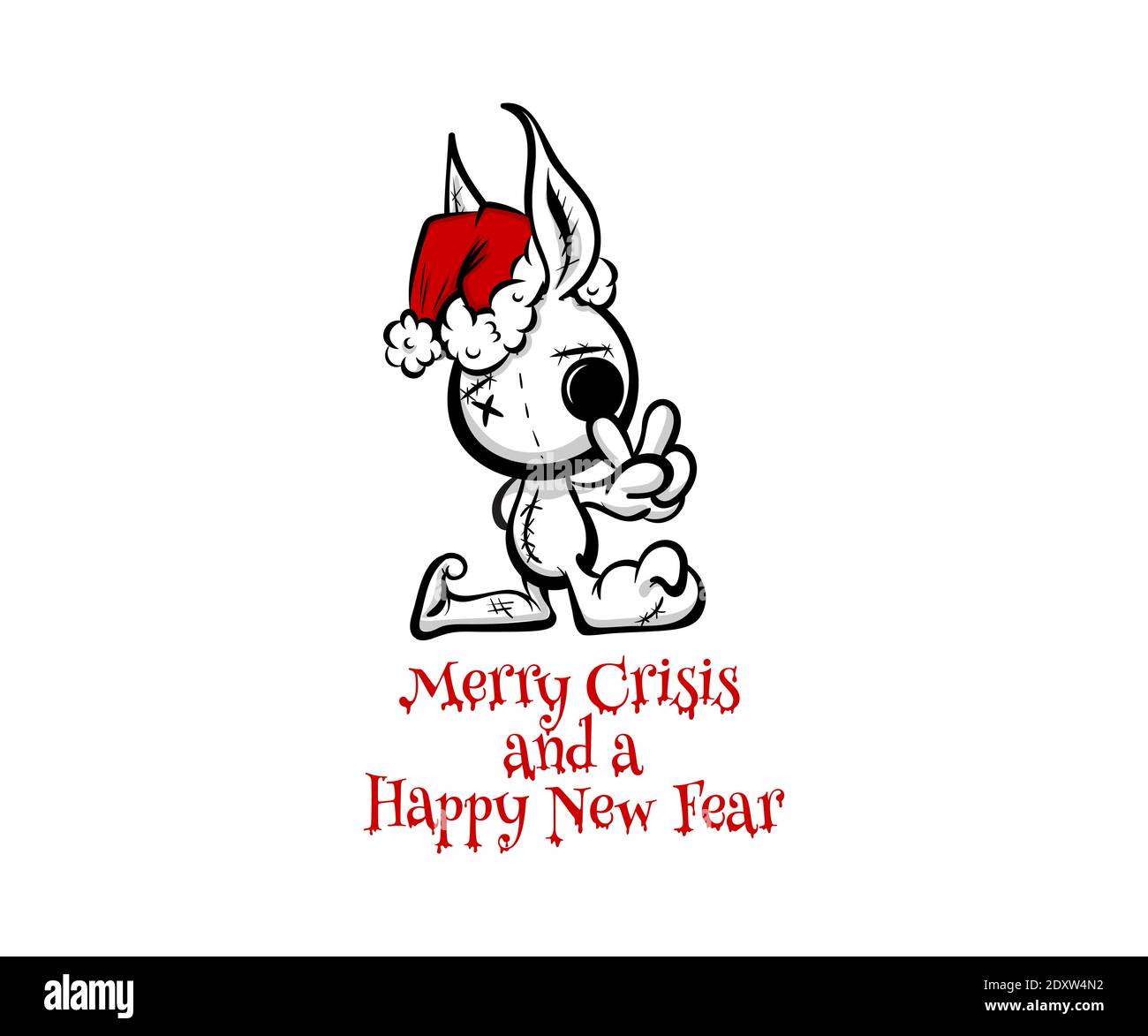 Merry Crisis and Happy New Fear joke for Christmas and happy new year ...