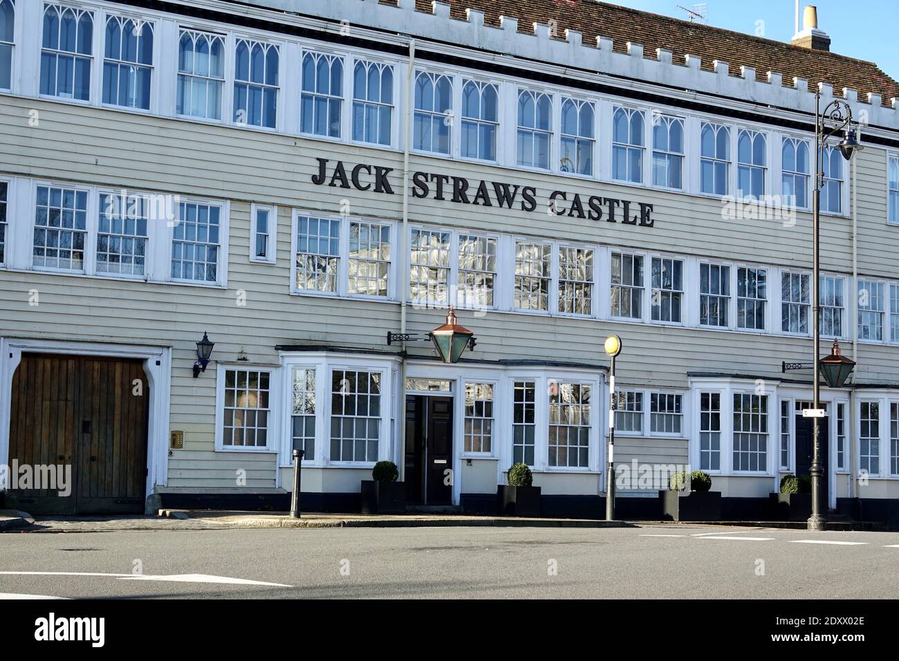 Jack Straw's House, Hampstead, London, former pub undergoing renovation
