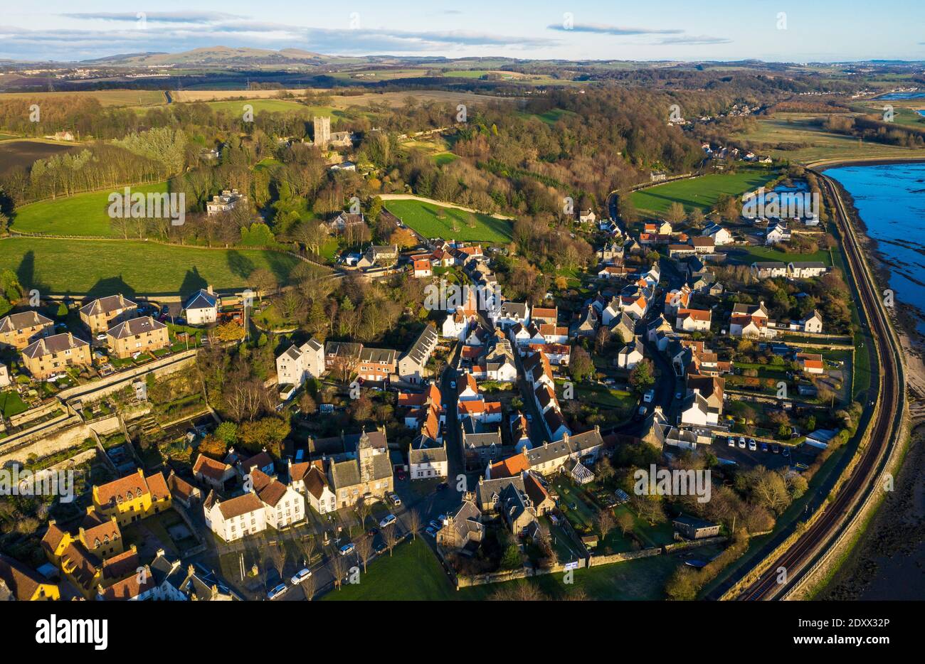 A View of Culross Palace in Culross, Scotland, UK - a 17th Century