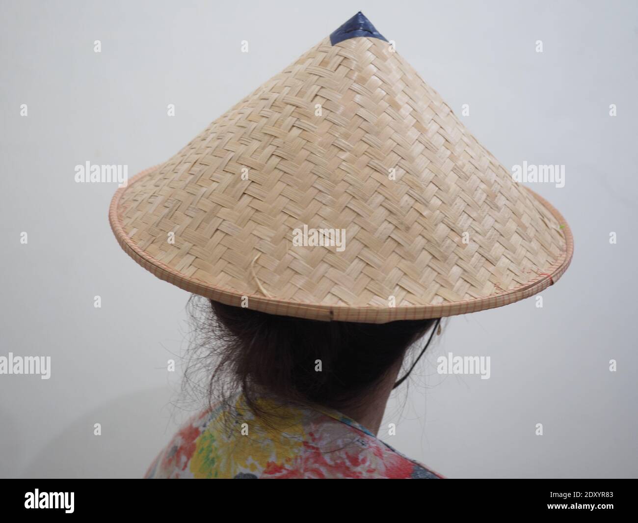 Close-up Of Woman Wearing Straw Asian 