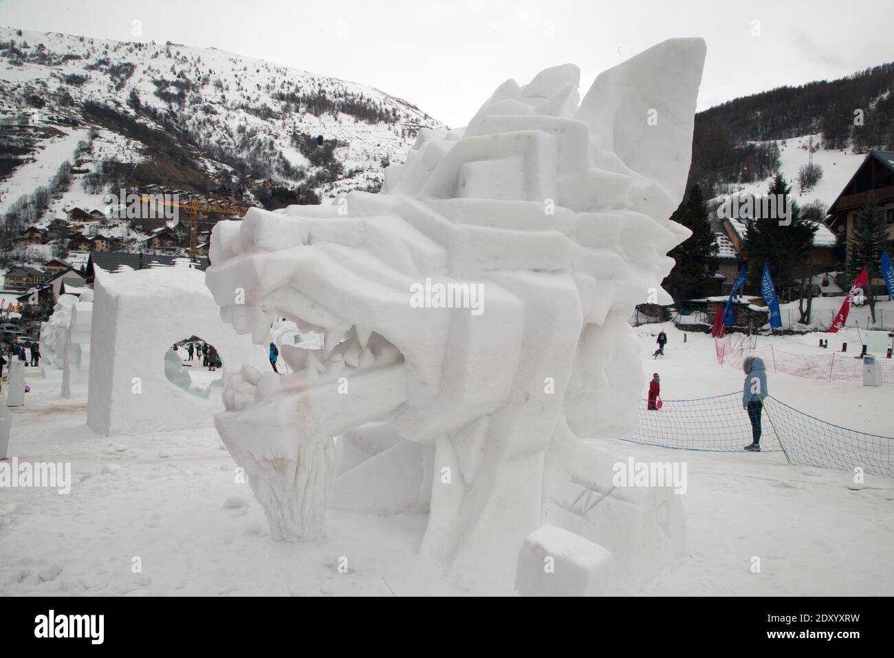 Ice sculpture at valloire hi-res stock photography and images - Alamy