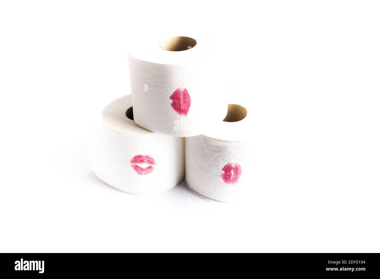 Lipstick kiss tissue Cut Out Stock Images & Pictures Alamy