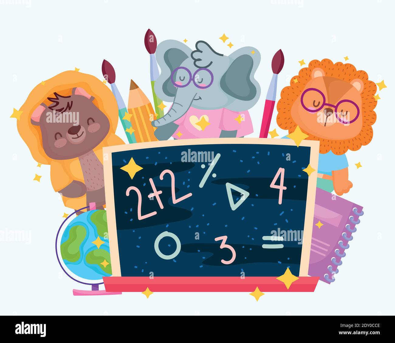 back to school vector illustration Stock Vector Image & Art - Alamy