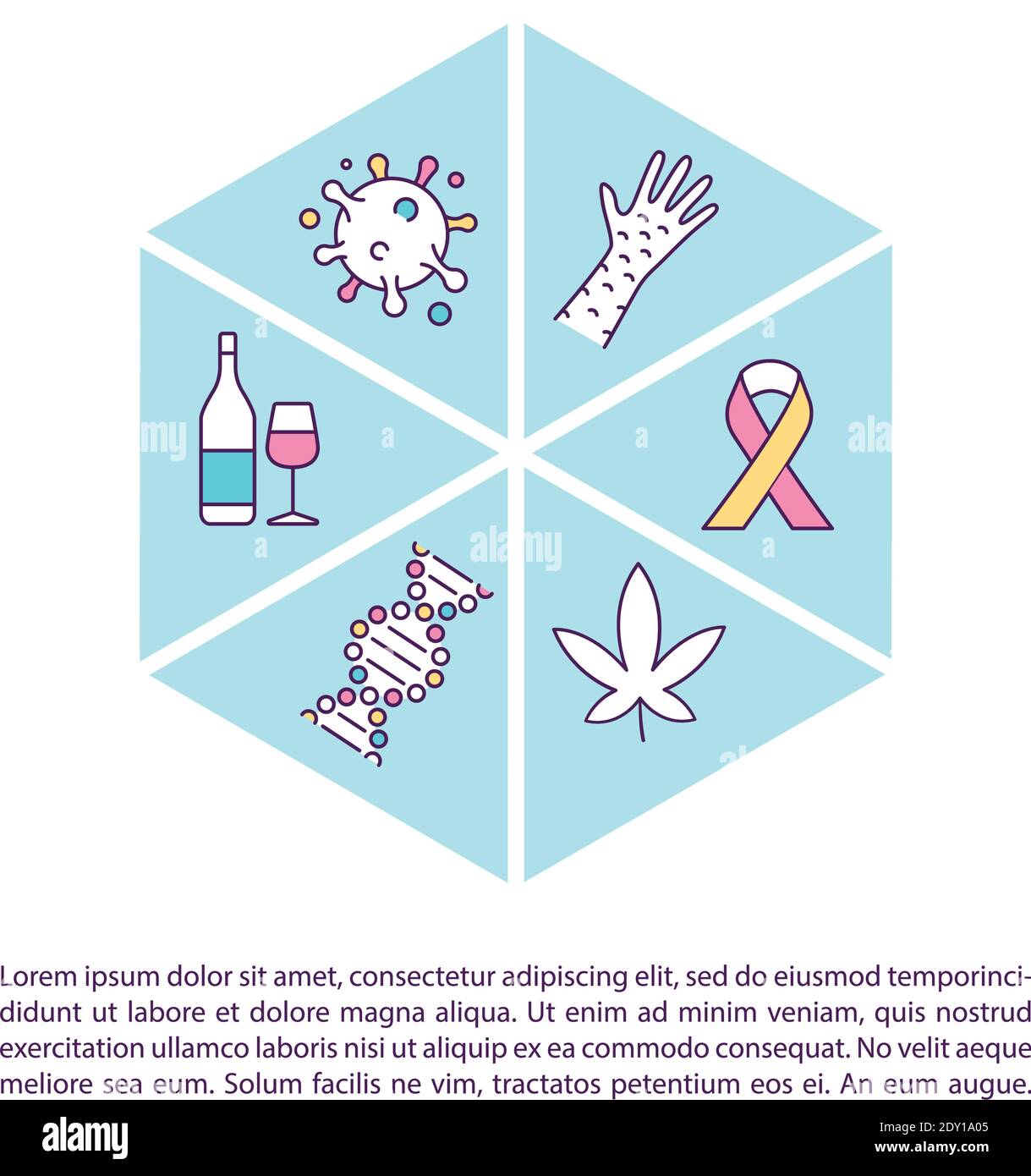 Lab testing concept icon with text Stock Vector Image & Art - Alamy