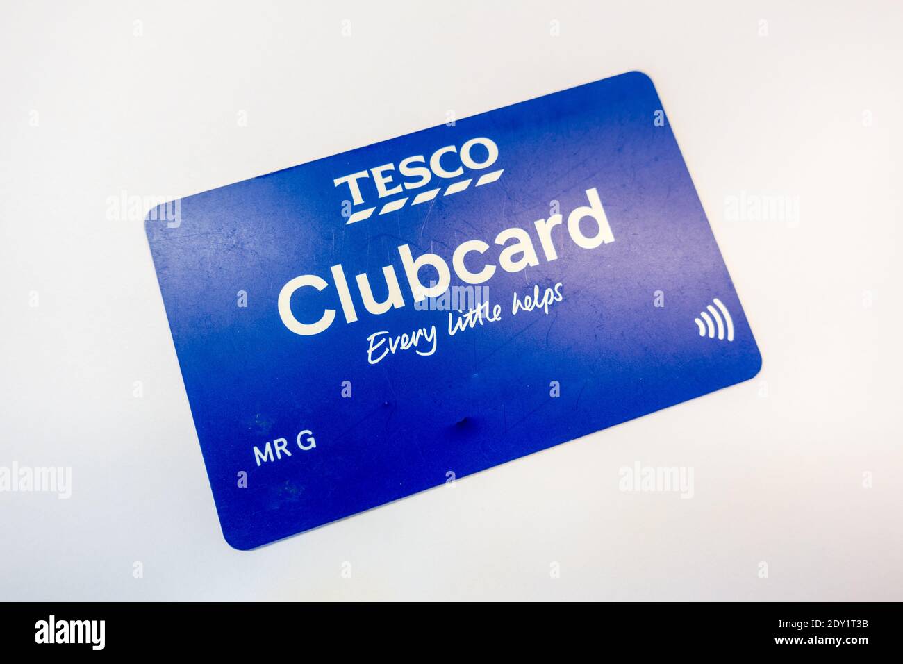 Tesco Clubcard new contactless version Stock Photo