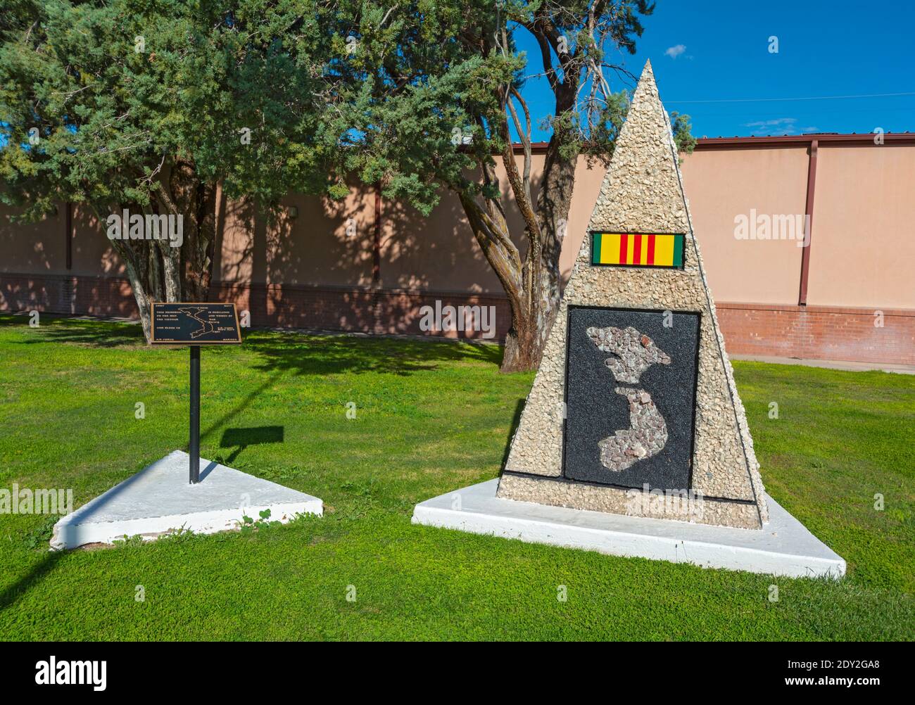 New Mexico, Deming, Veterans Park, Vietnam War Memorial Stock Photo
