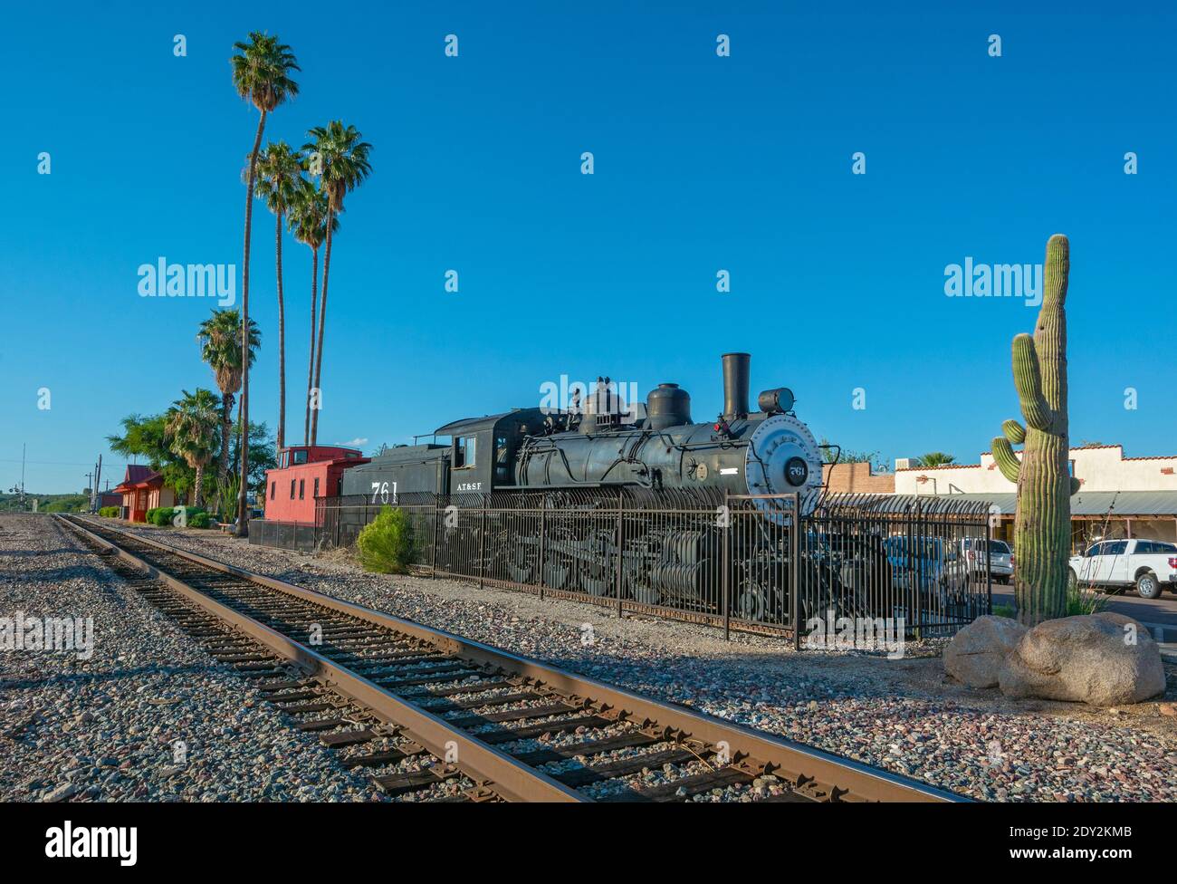 Arizona, Wickenburg, historic steam built about 1890 Stock